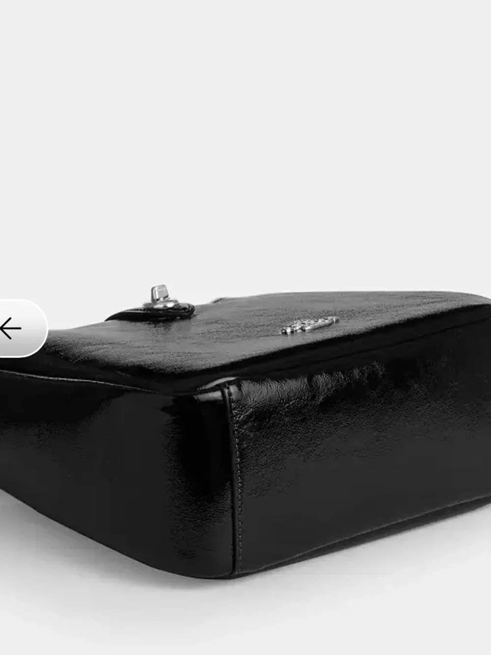 NWOT Coach patent Leather Hadley Bag - Black
